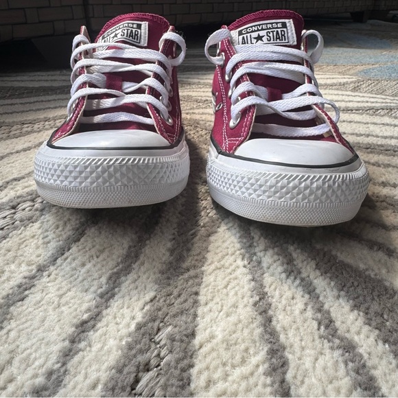 Converse Chuck Taylor All Star Canvas Unisex Low Top Shoe Maroon M5.5 W7.5 - Picture 4 of 7